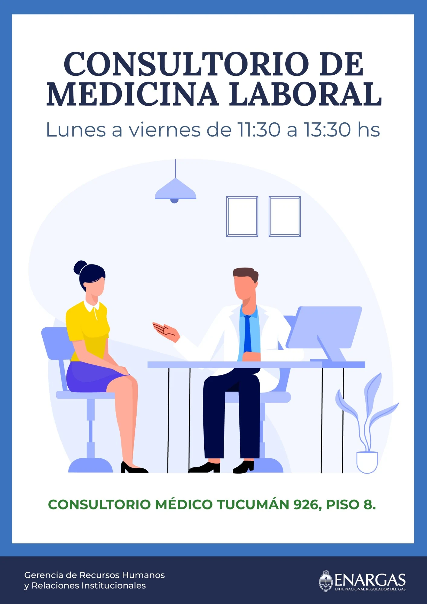 Eric Salomone ENARGAS consultorio medicina laboral seguridad higiene